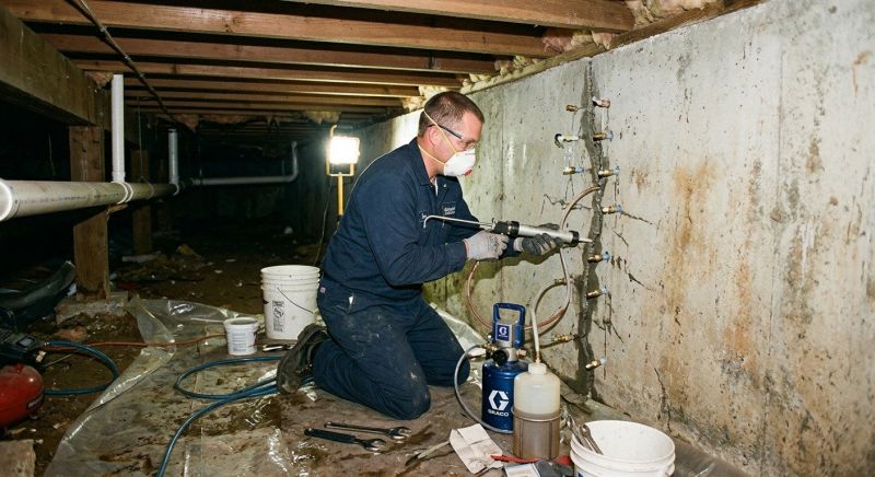 Basement Foundation Repair in Douglas, MA