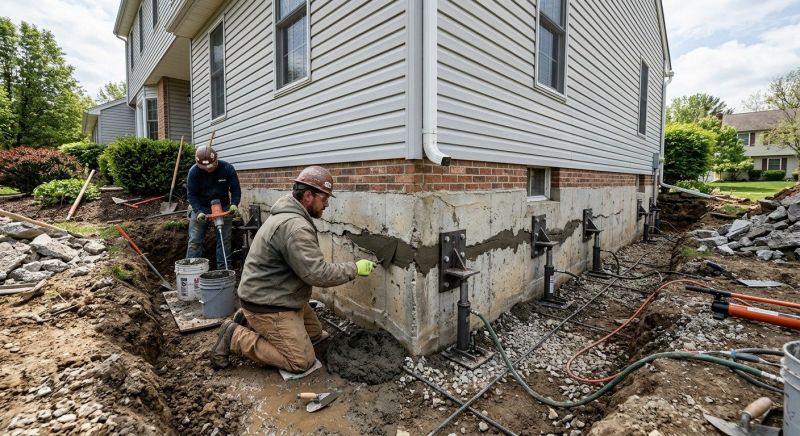 Basement Foundation Repair in Warren, RI