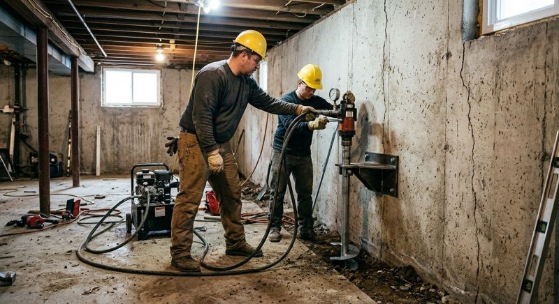Basement Stabilization in Pawtucket, RI