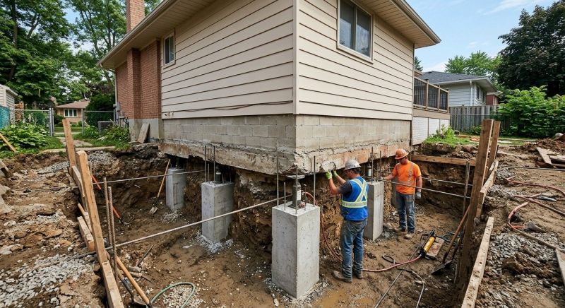 Basement Underpinning in Pawtucket, RI