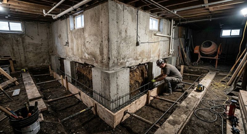 Basement Underpinning in Pawtucket, RI