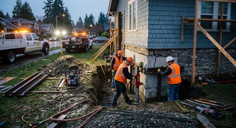 Building Foundation Repair in Brockton, MA