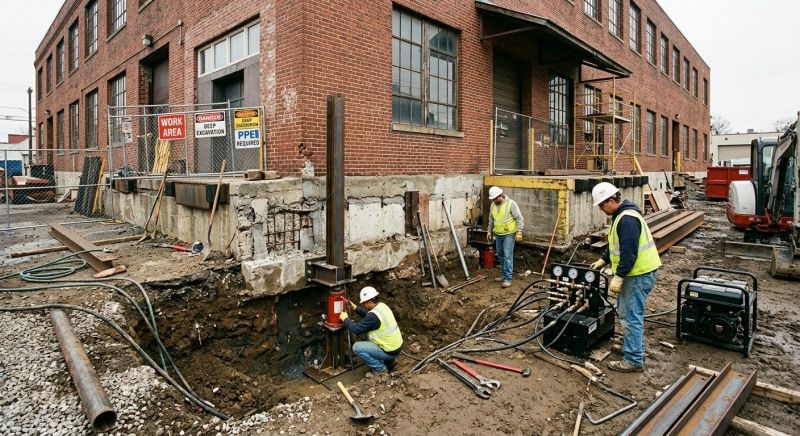 Building Foundation Repair in Dighton, MA