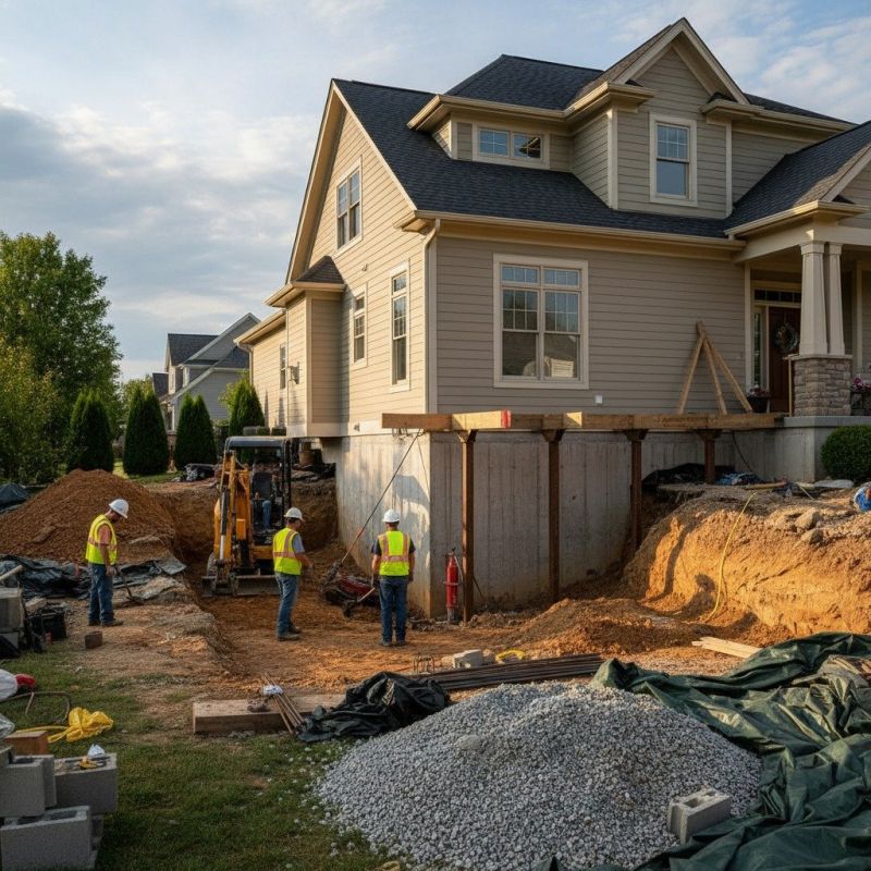 Building Foundation Repair in East Taunton, MA