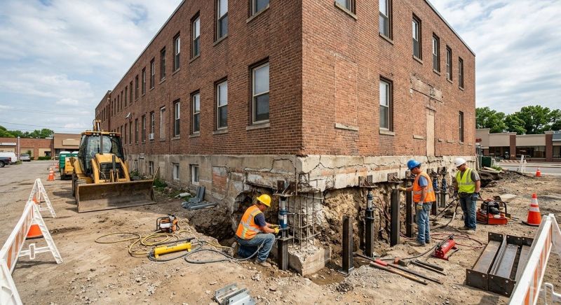 Commercial Foundation Repair in Pawtucket, RI