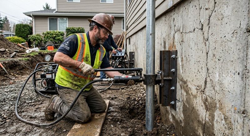 Concrete Foundation Leveling in Chepachet, RI