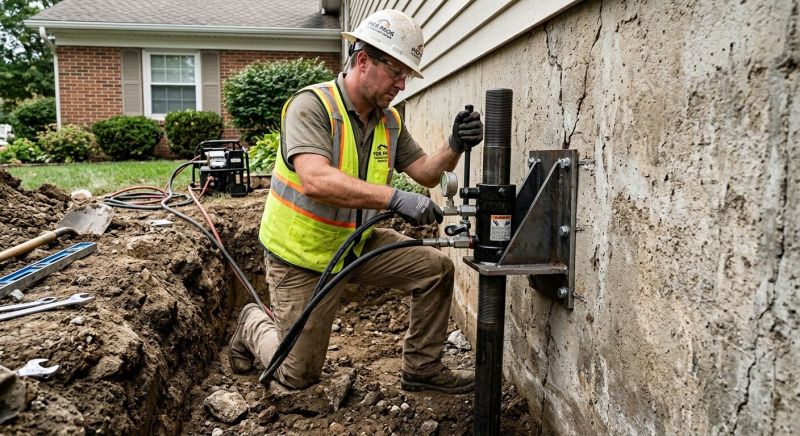 Concrete Foundation Leveling in Wrentham, MA