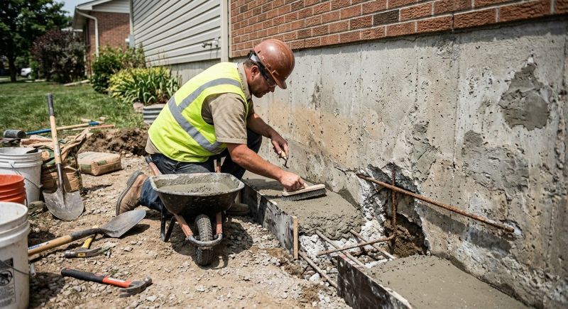 Concrete Foundation Repair in Canton, MA