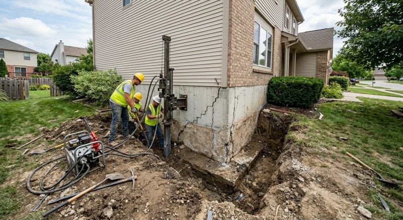 Concrete Foundation Repair in Plainville, MA