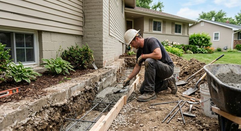 Concrete Foundation Repair in Providence County, RI