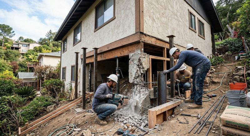 Concrete Foundation Repair in Sherborn, MA