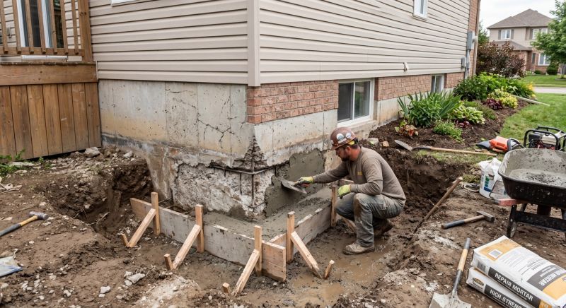 Concrete Foundation Repair in Woonsocket, RI