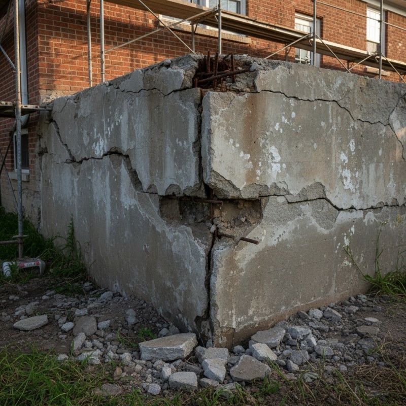 Cracked Foundation Repair in North Easton, MA