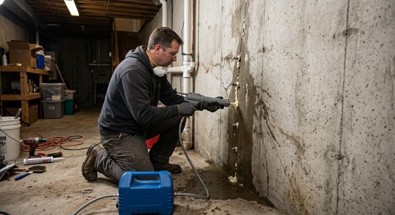 Cracked Foundation Repair in Providence, RI