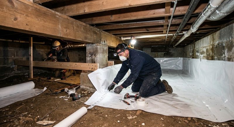 Crawl Space Leveling in Pawtucket, RI