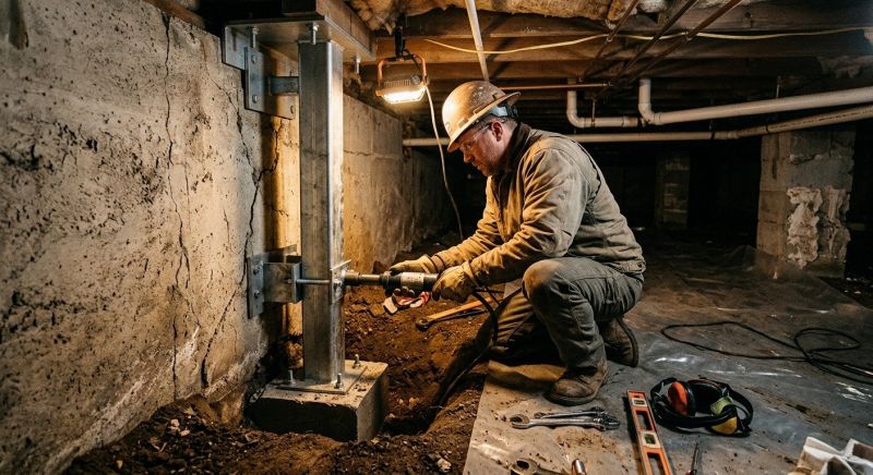 Crawlspace Foundation Repair in Douglas, MA