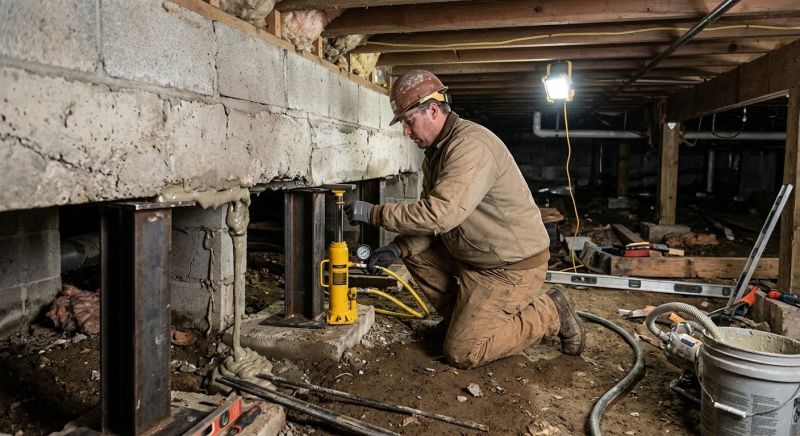 Crawlspace Foundation Repair in East Walpole, MA