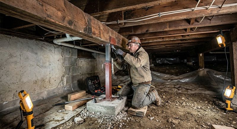 Crawlspace Foundation Repair in Pawtucket, RI