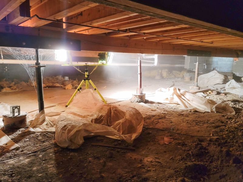 Crawlspace Foundation Repair in Milford, MA