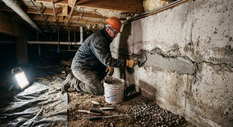 Crawlspace Foundation Repair in North Attleboro, MA