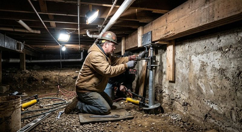 Crawlspace Foundation Repair in North Scituate, RI