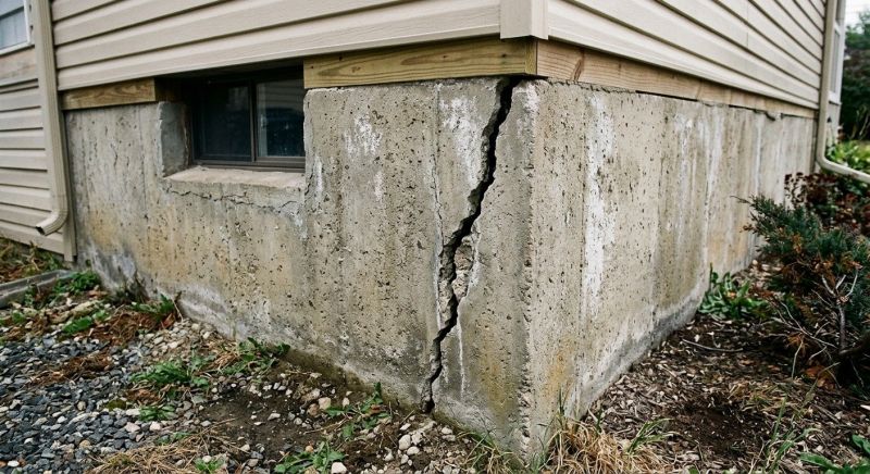 Foundation Crack Repair in West Greenwich, RI