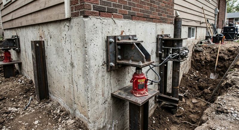 Foundation Jacking in Berkley, MA