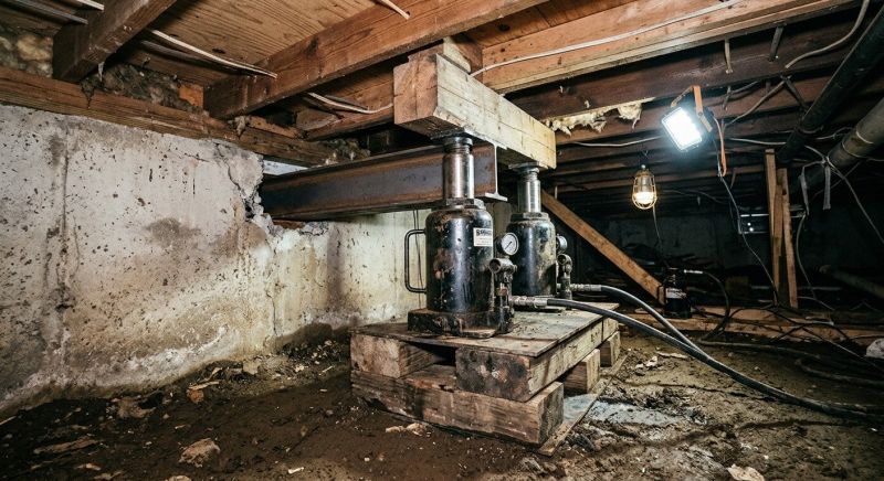 Foundation Jacking in Brockton, MA