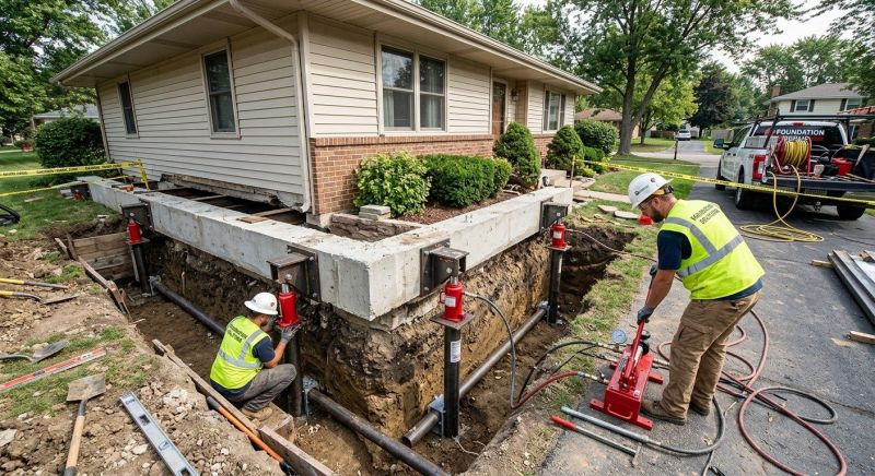 Foundation Jacking in North Attleboro, MA