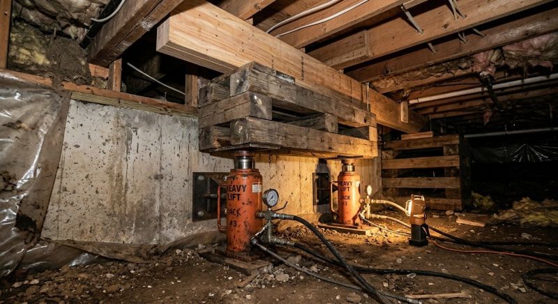 Foundation Jacking in Washington County, RI