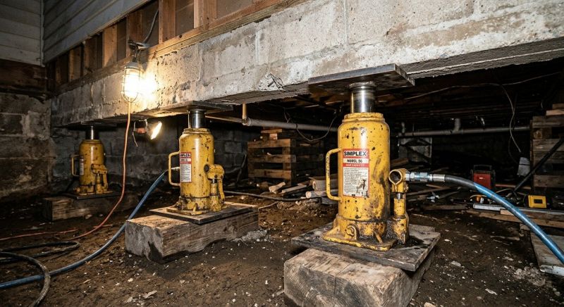 Foundation Jacking in West Bridgewater, MA