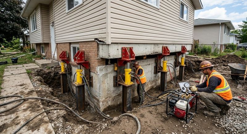 Foundation Lifting in Barrington, RI