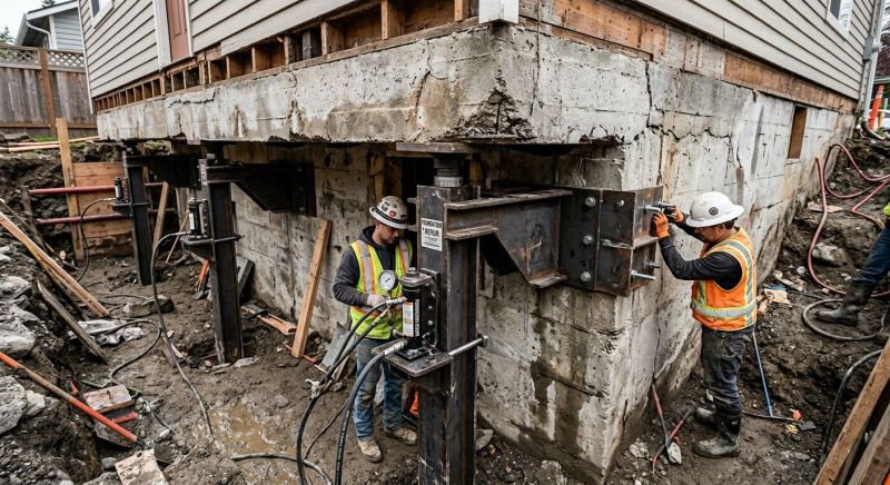 Foundation Lifting in Foxboro, MA