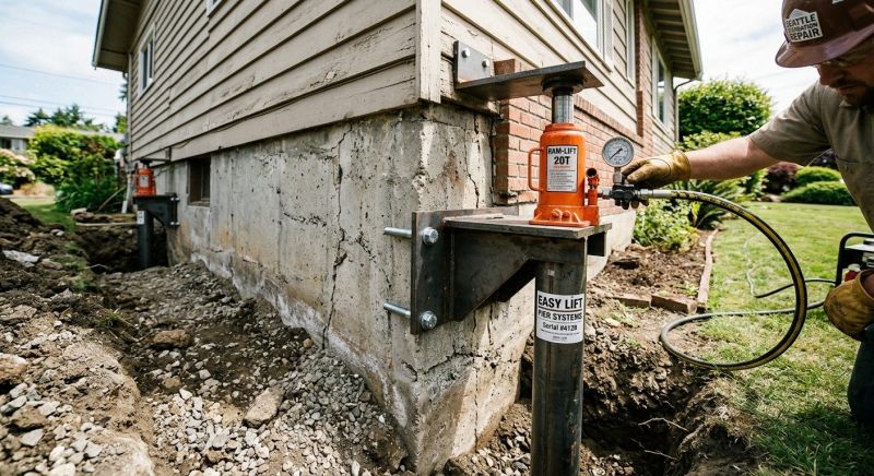 Foundation Lifting in West Greenwich, RI