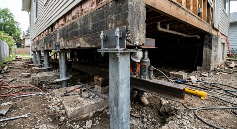 Foundation Raising in Fall River, MA