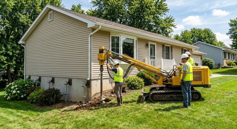 Foundation Raising in Foster, RI