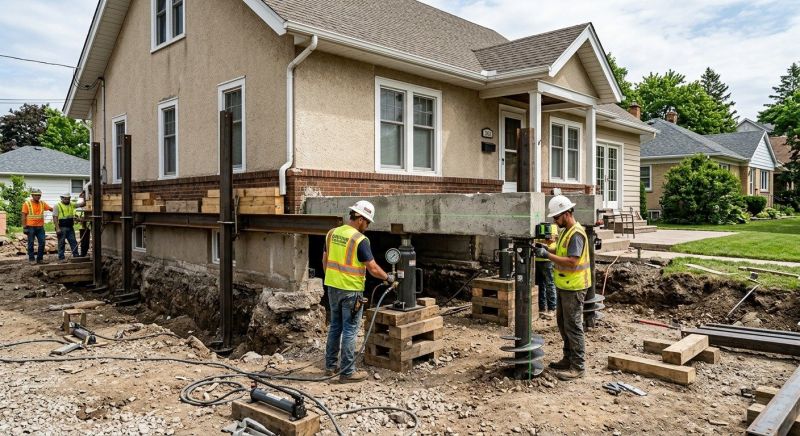 Foundation Releveling in Pawtucket, RI