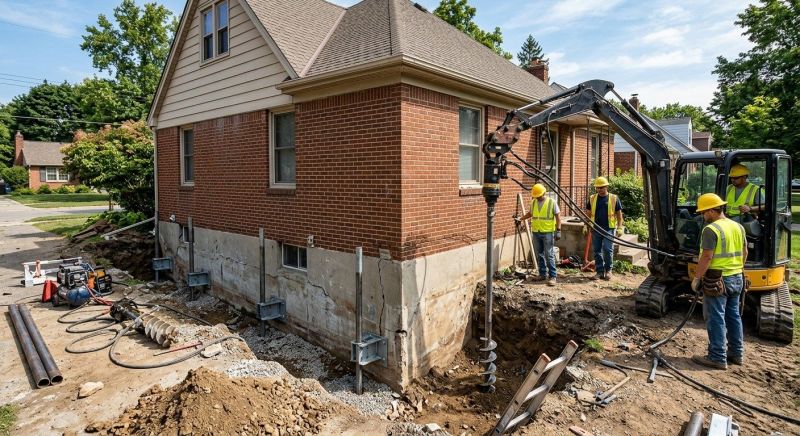 Foundation Stabilizing in Brockton, MA