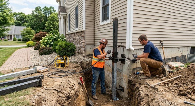Foundation Stabilizing in Brockton, MA