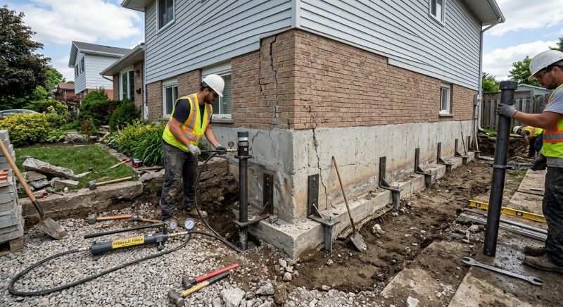 Foundation Stabilizing in East Greenwich, RI