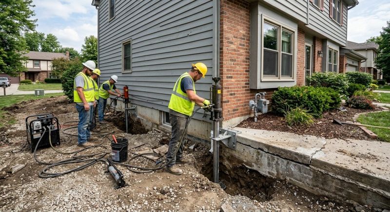 Foundation Stabilizing in Norfolk, MA