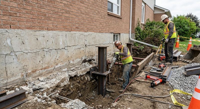 Foundation Structural Repair in West Warwick, RI