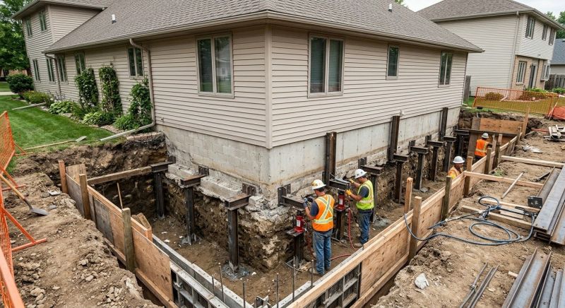 Foundation Underpinning in Pawtucket, RI