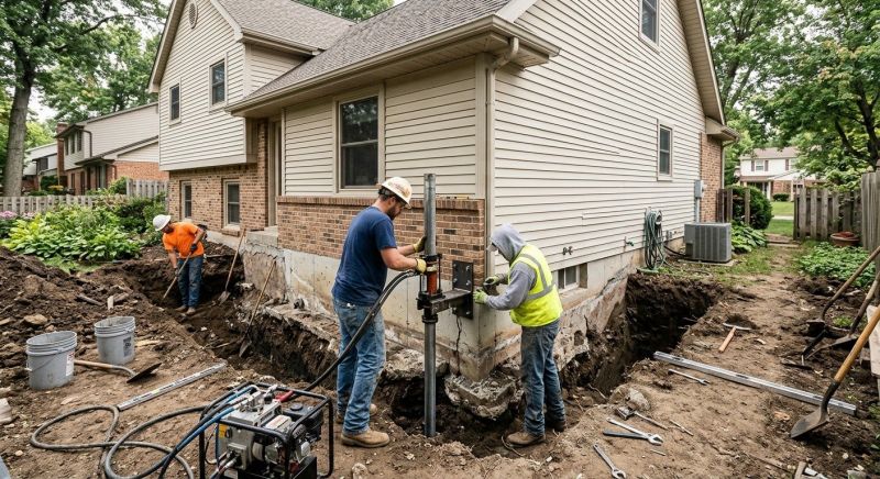 Home Foundation Repair in East Taunton, MA