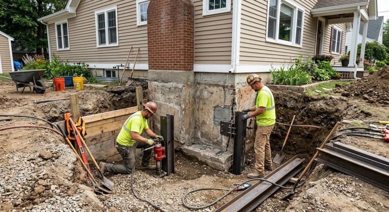 House Foundation Repair in Attleboro, MA