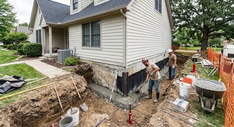 House Foundation Repair in Millis, MA