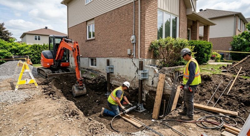 House Foundation Repair in Warwick, RI