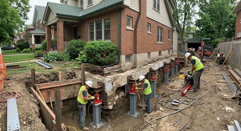 House Underpinning in Pawtucket, RI
