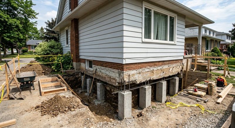House Underpinning in Pawtucket, RI