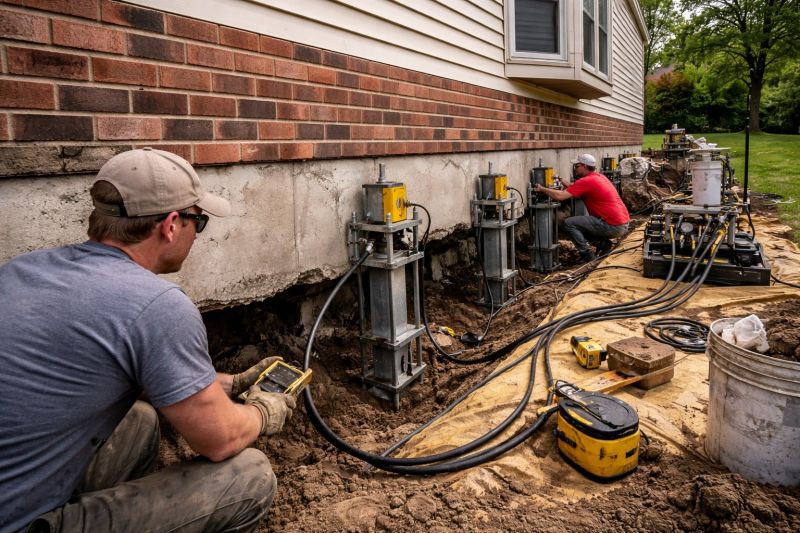Settling Foundation Service in Cranston, RI